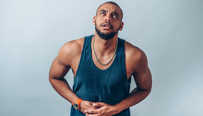 Cannabinoid Hyperemesis Syndrome nauseous man