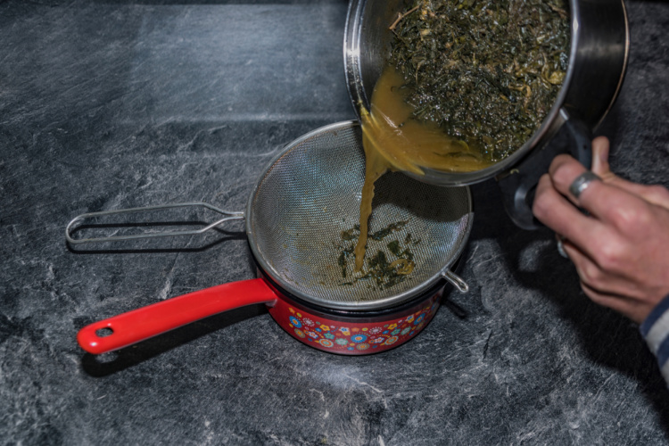 cannabutter straining