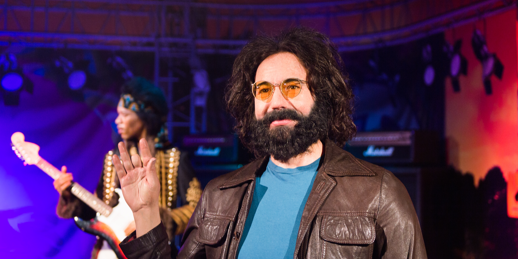 jerry garcia wax statue